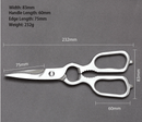 Kitchen Scissors 5Cr15Mo Multifunction